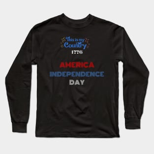this is my country t shirt Long Sleeve T-Shirt